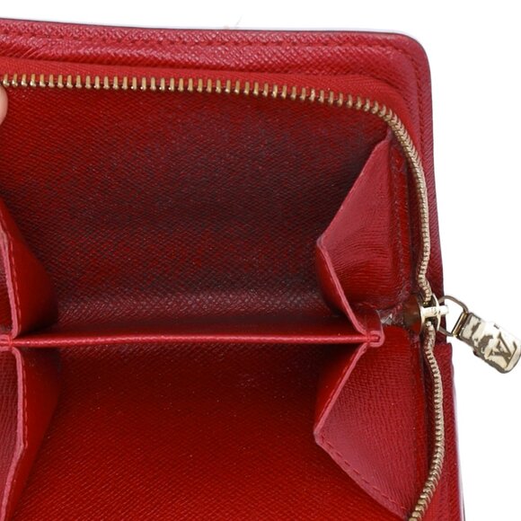 Louis Vuitton Compact Zip Bifold Wallet M95005 Monogram Cherry Canvas - Picture 6 of 7